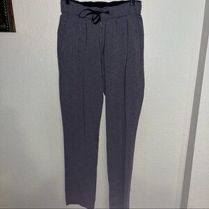 Lululemon Grey Drawstring Pants 31" Inseam Size 4